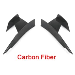 6pcs Carbon Fiber Or Bright Black Car Styling Accessories Front Bumper Side Decoration For BMW F80 M3 For BMW F82 M4