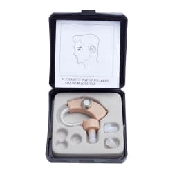 Portable Hearing Aid Mini Ear Sound Amplifier Adjustable Ear Hearing Amplifier Aid Kit Tone Hearing Aids for the Deaf/Elderly