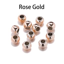 50-100pcs 4 6 8 10 12mm Ball Big Hole Round Beads CCB Loose Spacer Beads For DIY Jewelry Making Accessories (Not Metal)