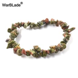 Natural Gem Stone Bracelet Amethyst Irregular Stretch Chip beads Nuggets Quartz Bracelets Bangles Crystal Wristband For Women