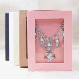 10pcs Kraft/Beige/Pink Gift Jewelry Package & Display Window Box DIY Slide Box for Wedding Favors/Products Display Show
