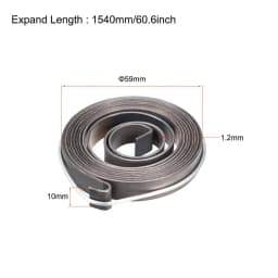 Uxcell 1PC Drill Press OD 38mm-76mm Quill Feed Return Coil Spring Assembly Spring Steel Stationary Drill Press Spring