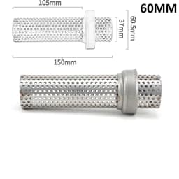 51mm 60mm Universal DB Killer Catalyst Slip On Motorcycle Silencer Noise Sound Exhaust Moto Escape Muffler