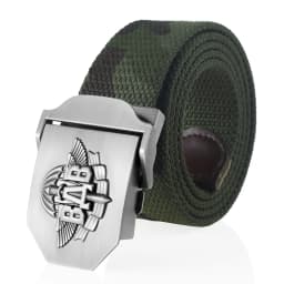 SupSindy Men Canvas Belt 3D Russian Airborne Troops VDV Metal Buckle Jeans Belts for Men Army Military Tactical Belts Male Strap