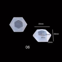 Quartz Shard Silicone Mold Crystal Point Mould Epoxy Resin Pendant UV Resin Craft Supplies UV Resin Epoxy Mold DIY Jewelry 1PC