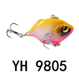 1 PCS Metal VIB Blade Glow Cicada Lure 4.5cm/8.5g Sinking Tail Spinner Baits Bibe For Bass Pike Perch Fishing