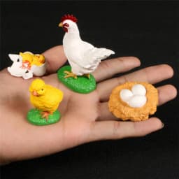 Hot Simulation Animal ABS Figures Evolution Stage Butterfly Bee Frog Turtle Chicken Solid Life Growth Cycle Set Toy For Children