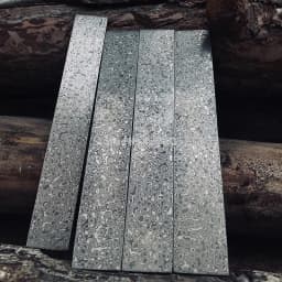 1piece Damascus Steel DIY Knife Making Spiral Texture Sandwich Pattern Steel Knife Blade Blank Kitchen Knife Heat Treatment