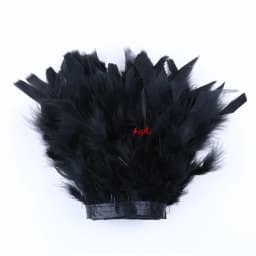 Fluffy Marabou Turkey Feathers Trims DIY Needlework Plumes On Ribbon Wedding Dress Accessories Decorative Feathers For Crafts
