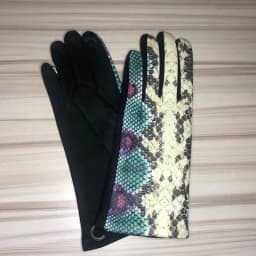 Women Bow Plush Wrist Cotton Touch Screen Driving Glove Winter Cashmere Thicken Full Finger Sport Cycling Warm Mitten H84