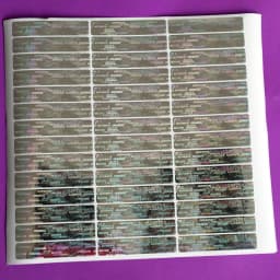 50X10MM AUTHENTIC VALID SECURE GENUINE ORIGINAL Hologram stickers