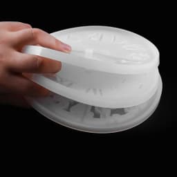 5Style Classic Clock Silicone Molds Arabic Numeral Clock UV Epoxy Resin Mold for DIY Handmade Carfts Home Decoration Accessories