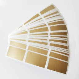 Drop Shipping Small Pack 100pcs 23x42mm Shinny Silver Scratching Sticker Manual Game Card Paintcoat