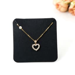50pcs Earrings Necklaces Display Card Cardboard Earring Packaging Hang Tag Card Ear Studs White Paper Card Jewelry DIY Wholesale