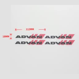 Wholesale car styling rim sticker RAYS VOLK TE37 CE28 RACING WORK ADVAN ENKEI SSR WEDSSPORT PVC decoration tire wheel sticker wa