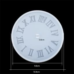 1pcs Arabic Numerals Clock Silicone Mold Handmade Crafts Clock Epoxy Resin Molds For DIY Jewelry Making Finding Tools Supplies