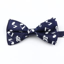Men's Music Theme Bow Ties Polyester Parent-Child Bowtie Set Piano Stave Guitar Star Pattern Mens Party Prom Cravat Accessory