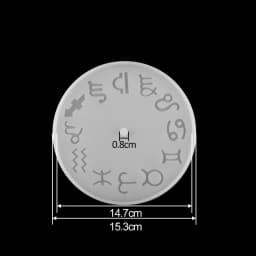 1pcs Arabic Numerals Clock Silicone Mold Handmade Crafts Clock Epoxy Resin Molds For DIY Jewelry Making Finding Tools Supplies