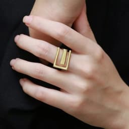 Minimalist 925 Sterling Silver Width Rings For Women Trendy Creative France Gold Plated Elegant Bride Jewelry Gifts