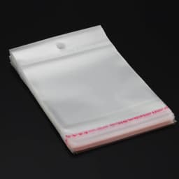 100pcs 50pcs Self Sealing Plastic Bags Transparent Small Poly OPP Jewelry Gift Packing Self Adhesive Candy Packaging Hanging Bag