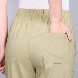 Women's Trousers Spring Summer Stretch Waist Cotton Pants Middle And Old Lady Solid Casual Pants 5XL W1841