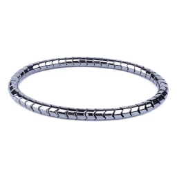 Weight Loss No Magnetic Therapy Bracelet For Men Women Geometric Black Hematite Stone Beads Stretch Health Care Bracelet Jewelry