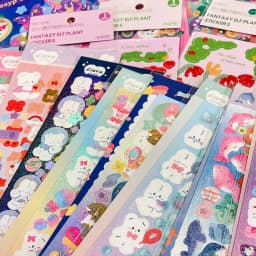 SKYSONIC 2/4/5/6/8pcs/10pcs Full Set Series Decorative Stickers Idol Card Album Scrapbooking Sticker Korean Stationery Suppliers