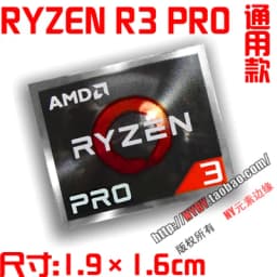 Original AMD Ryzen Ruilong R9 R7 R5 R3 5000 Series CPU Computer Sticker Notebook Label