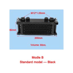 Universal Motorcycle Oil Cooler M12 Oil Delivery Interface Efficient Motorcycle Cooling Radiator Fit 80CC-250CC Engine Motocross