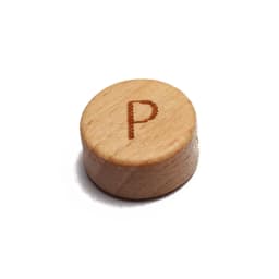 20Pcs/lot 10 15mm Mixed Letter Beech Wood Beads Round Flat Alphabet Loose Spacer Beads For Jewelry Making Handmade Diy Bracelet