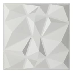 Navy Blue 50x50cm Home Decor 3D PVC Wall Panels Relief Art Living Room Kitchen Bedroom Diamond Design Pack of 12 Tiles