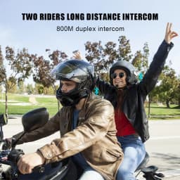 Freedconn Helmet Bluetooth Headset Group Motorcycle Intercom Headphones FM Music Share Intercomunicador up to 6 Riders T Com VB