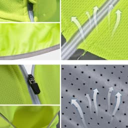 ROCKBROS Windproof Bicycle Vest Breathable Polyester Jacket Safety Sleeveless MTB Road Bike Jersey Cycling Equipment