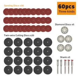 Cutting Discs For Dremel Accessories Mini Drill Grinding Disc Engraving Tool Heads Mini Circular Saw Blade Set