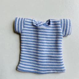 1pcs Blyth Doll Clothes, Pure Cotton Stripe T-Shirt for Azone OB24 Pullip Blyth 1/6 Doll Clothes Accessories for Dolls