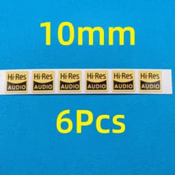4K HDR Small Gold Label HD 8K Digital Video Player Displays Decorative Faith Stickers Spot DIY