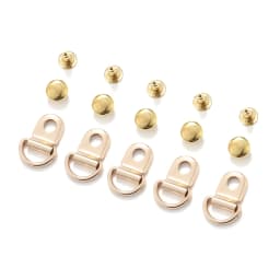 10 Sets D Ring Buckle for Repair Bags Hiking Climbing Boots Practical Repair Buckles DIY Craft Bag Metal Decorative Accessories