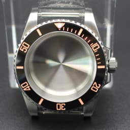 40mm Cases Men's Watch Ceramic Bezel Sapphire Glass Fit NH35 NH36 ETA 2824 Miyota 8215 Movement 28.5mm Dial Submariner Parts