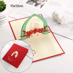3D Pop Up Love Card Valentines Day Wedding Invitation Anniversary Greeting Cards for Couples Wife Husband Gift With Envelopes