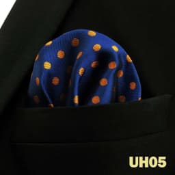 Pocket Square Handkerchief for Men Polka Dot Dots Plaid Check Checkered Suit Pocket Towel Hanky Mens Gift Wedding Business Party