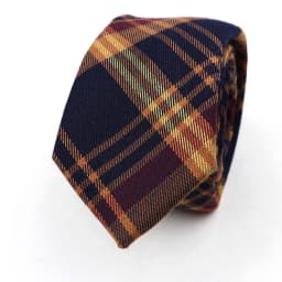 Men's Check Stripe 6cm Tie 100% Cotton Neckties Gift For Man Plaid Series Wedding Party Gift Accessories Women's Anime Tie