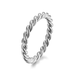 3mm thick Black Small Rose Gold Color Stainless Steel Twisted Women Men Rings Fashion Jewelry US size 7 8 9 10 11 12