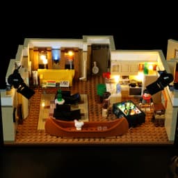 Led Lighting Kit For LEGO 10292 The Friends Apartments Blocks Building (NOT Include Model)