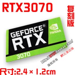 Original RTX 3090TI 3080TI 3070 3060 Desktop Sticker Laptop Graphics Card Label
