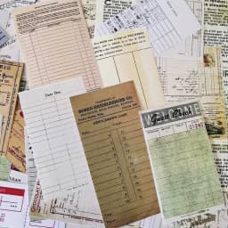 54Pcs/Set Vintage Ticket Label Sticker DIY Craft Scrapbooking Album Junk Journal Happy Planner Decorative Stickers