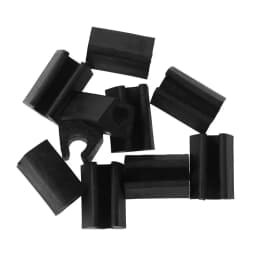 10pcs Chair Leg Pad Damper Stool Anti-Front Tilt Pipe Clamp U Shaped Floor Glides Tubing Caps Tube Rear Pad Floor Protector
