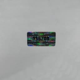 Customized LOGO / Text Holographic GENUINE AUTHENTIC Warranty Void Tamper Proof Evident Sticker 20mm x 10mm