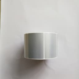 Waterproof Label 60*40*1000 Single Row Matte Silver PET Self-adhesive Stickerr for Thermal Transfer Printer