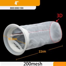 Mesh Micro Nylon(NMO)Filter Bags Fish Marine Sump Felt Pre Filter Sock Bag Corrosion Resistance Aquarium Accessories