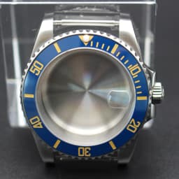 40mm Cases Men's Watch Ceramic Bezel Sapphire Glass Fit NH35 NH36 ETA 2824 Miyota 8215 Movement 28.5mm Dial Submariner Parts